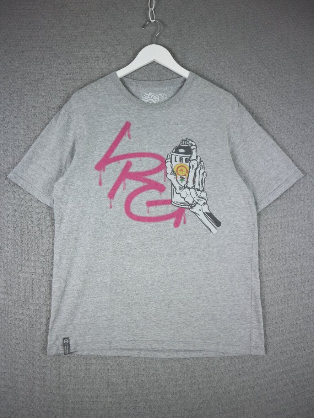 LRG Lifted Research Group Vintage Streetwear Brand Mens Large Graffiti